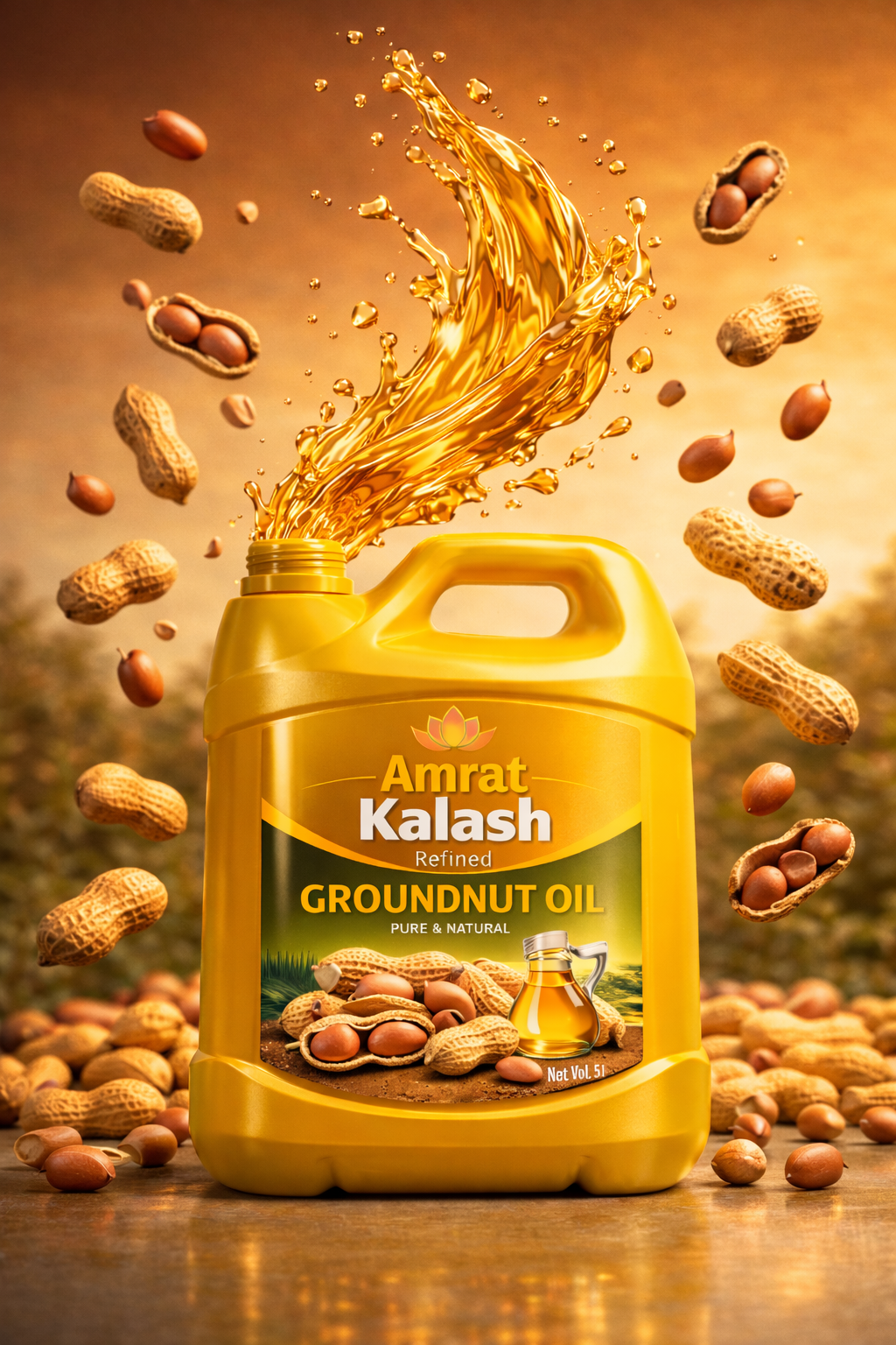 Refined Groundnut Oil